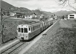 Bioggio  TI  -   Tram nach Ponte Tresa      um 1969