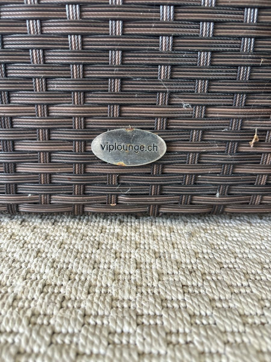 Viplounge Divani: Brooklyn Rattan Lounge braun inkl. Abdeckung – Usato da Gisikon venduto da N.st01 2