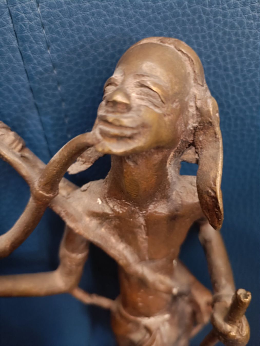 Skulpturen & Statuen: Alte afrikanische Bronzefigur – Gebraucht aus Reiden von Zofi-Brocki 1