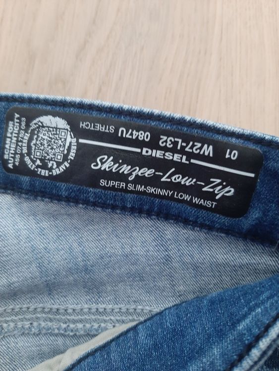 Diesel skinzee store low zip 0847u