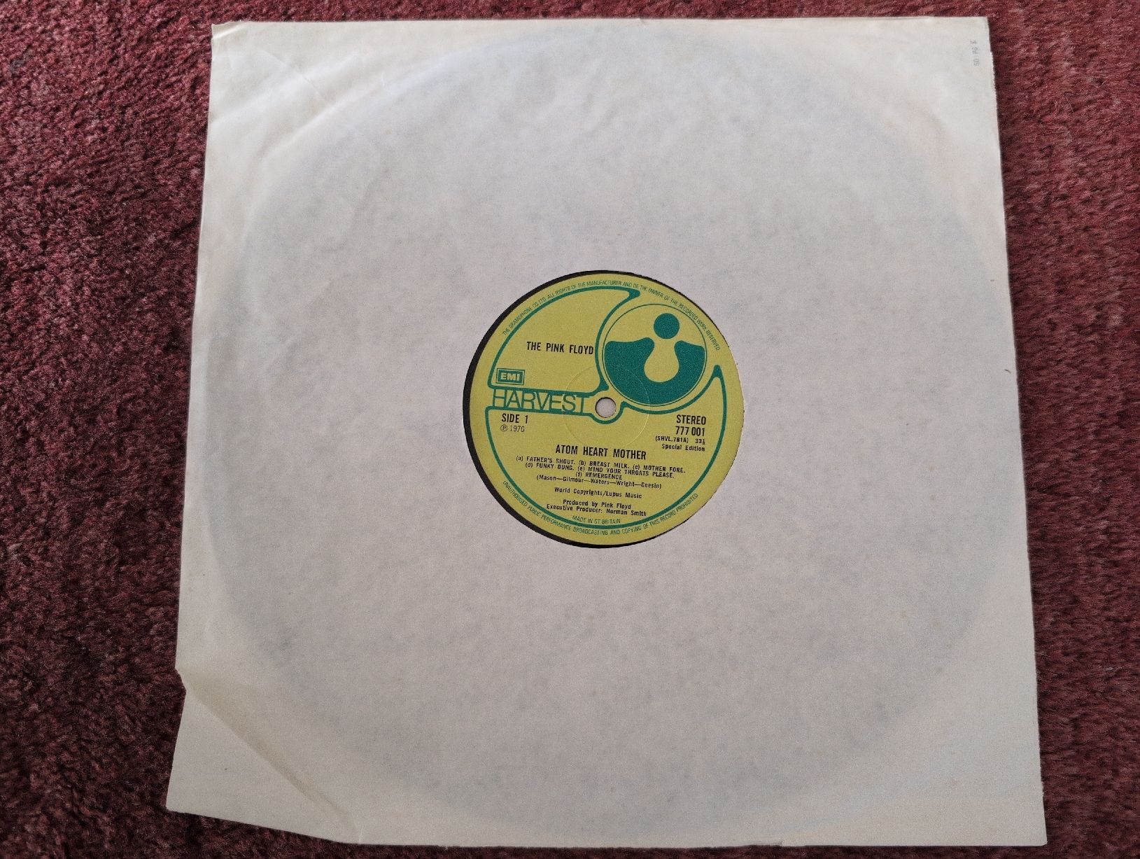 Dischi in vinile: Pink Floyd - Atom Heart Mother LP – Usato da Mumpf venduto da Mica1 3