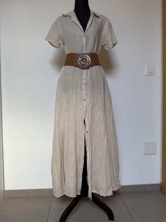 Blusenkleid / Blusenmantel aus Leinen