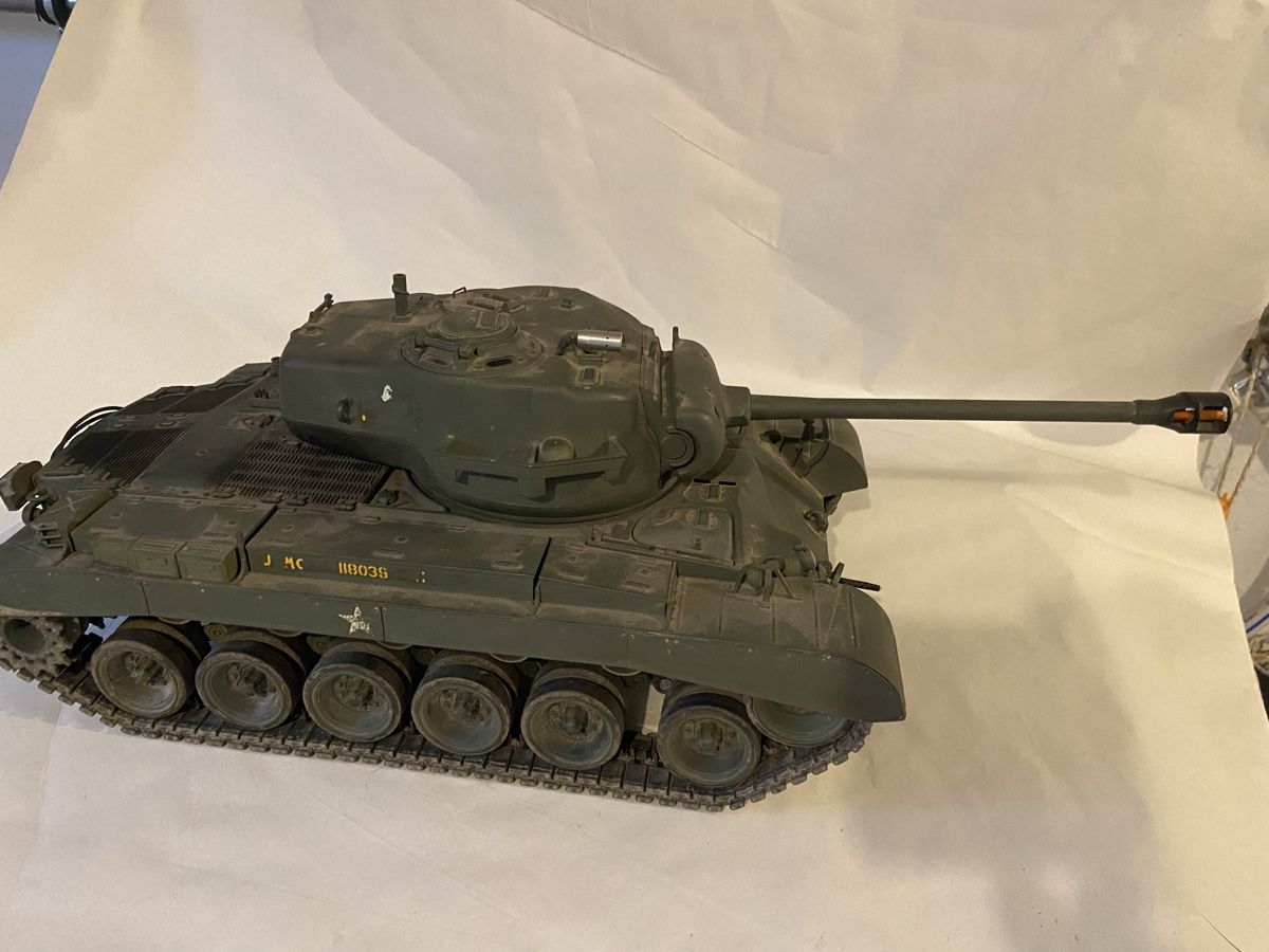 Tamiya Modellismo RC: RC Panzer M26 Pershing  1:16, Tamiya mit Battle System – Usato da Zofingen venduto da melifedi 1