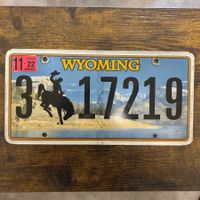 🇺🇸 U.S. Autoschild - Wyoming 3-17219 - ORIGINAL