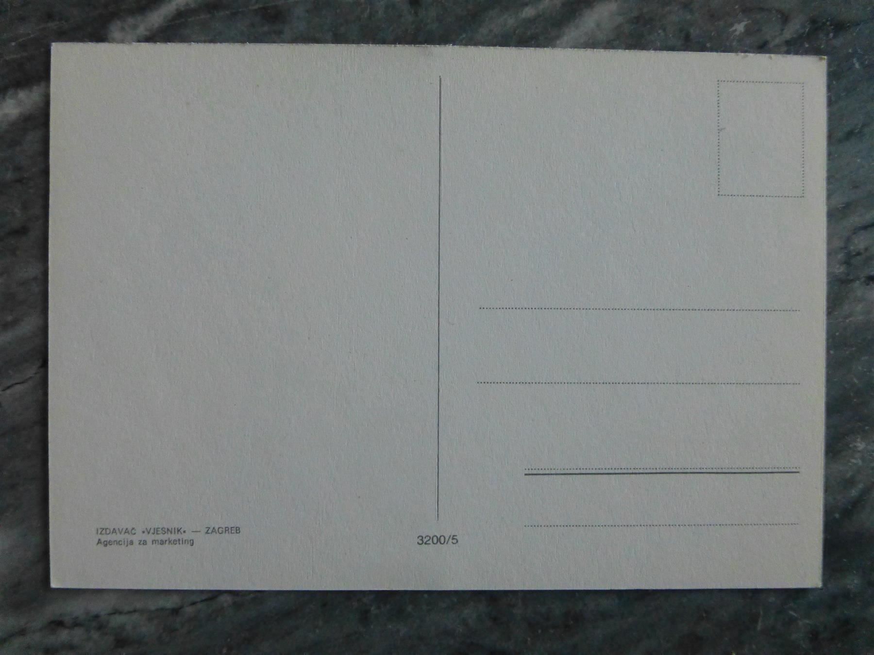 Cartoline postali: Ansichtskarte Kroatien, Katze – Usato da Basel venduto da Falconis 1