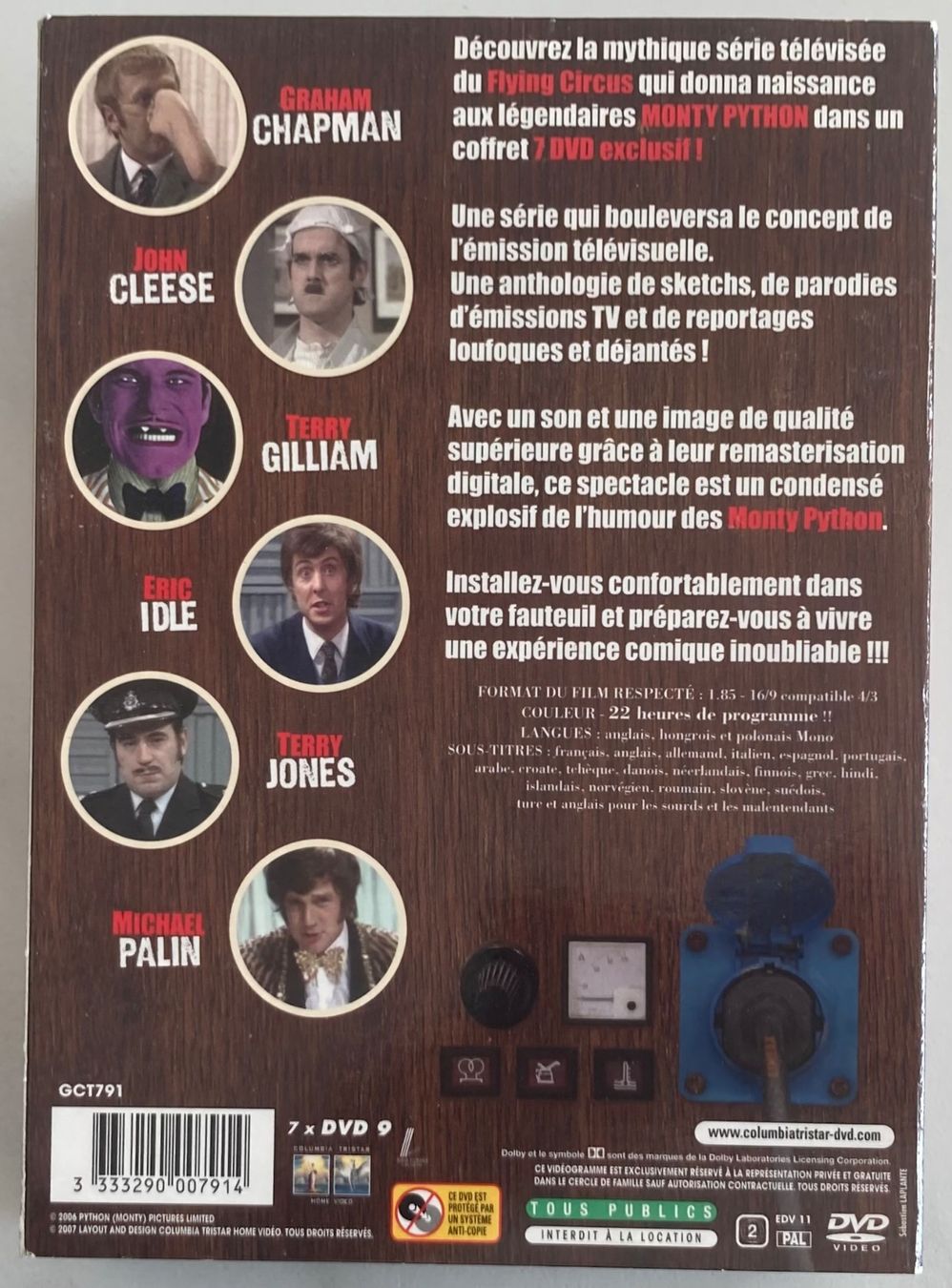 Tutti i DVDs: MONTY PYTHON'S - FLYING CIRCUS (LES 4 SAISONS COMPLETES !) – Usato da Poliez-Pittet venduto da Newtown-Records 2