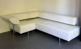 COR Arthe Designer - Echt Ledersofa – Weiß