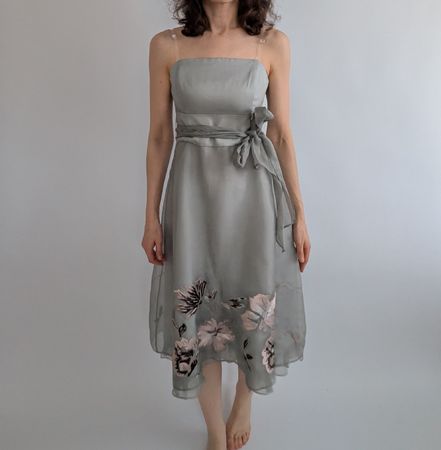 Coast Kleid, Gr. 36, Seide, schulterfrei, Sommer, Top!
