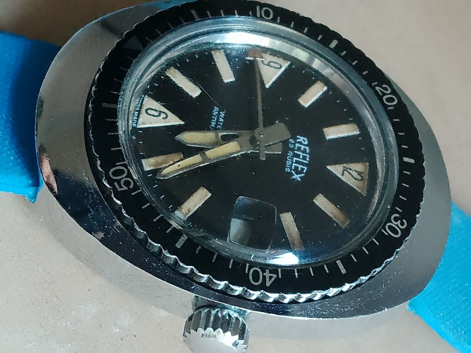 Swiss Uhren: Reflex Diver's Sub 1960 läuft super  – Gebraucht aus Agno von sam2608 3