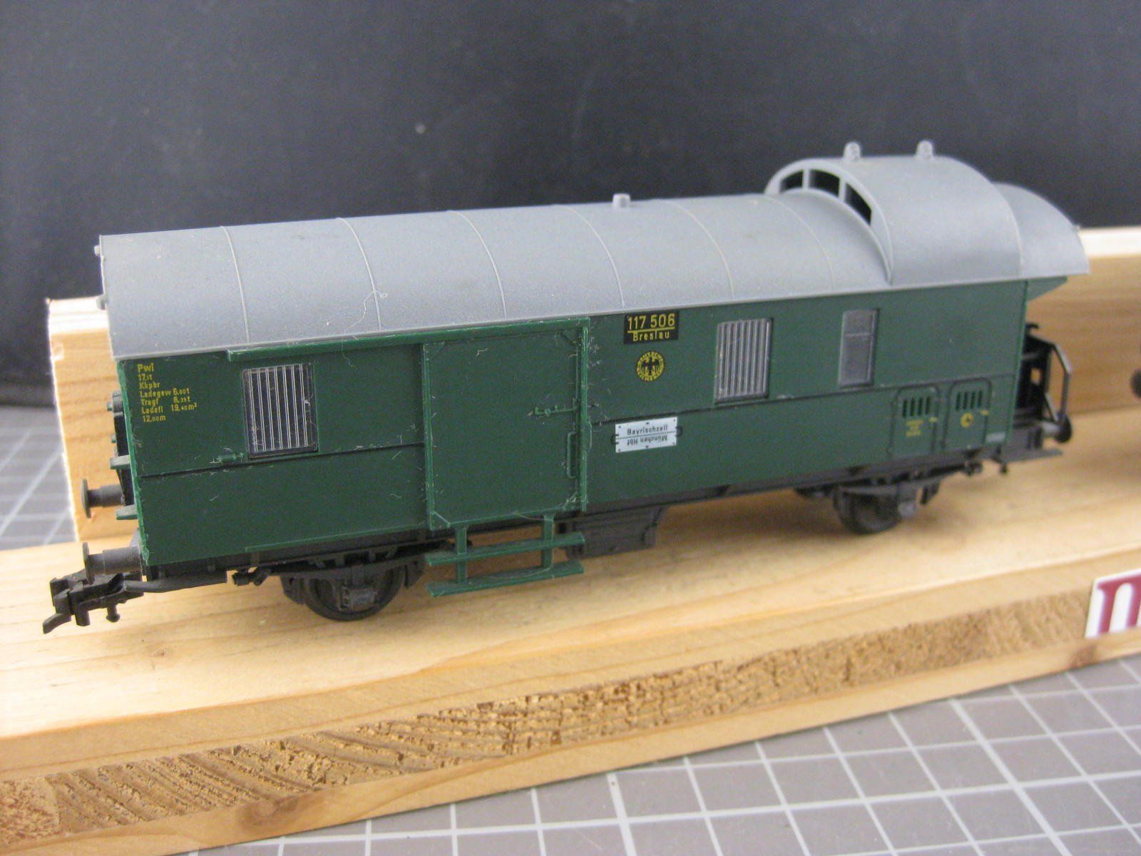 Fleischmann Modellini di ferrovie: Fleischmann 3 DRG Oldtimerwagen, ohne OVP, mit Fleischmann P – Usato da Malters venduto da Marosko 6