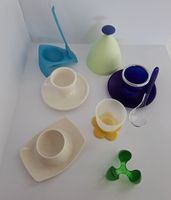 7 Eierbecher aus Kunststoff 