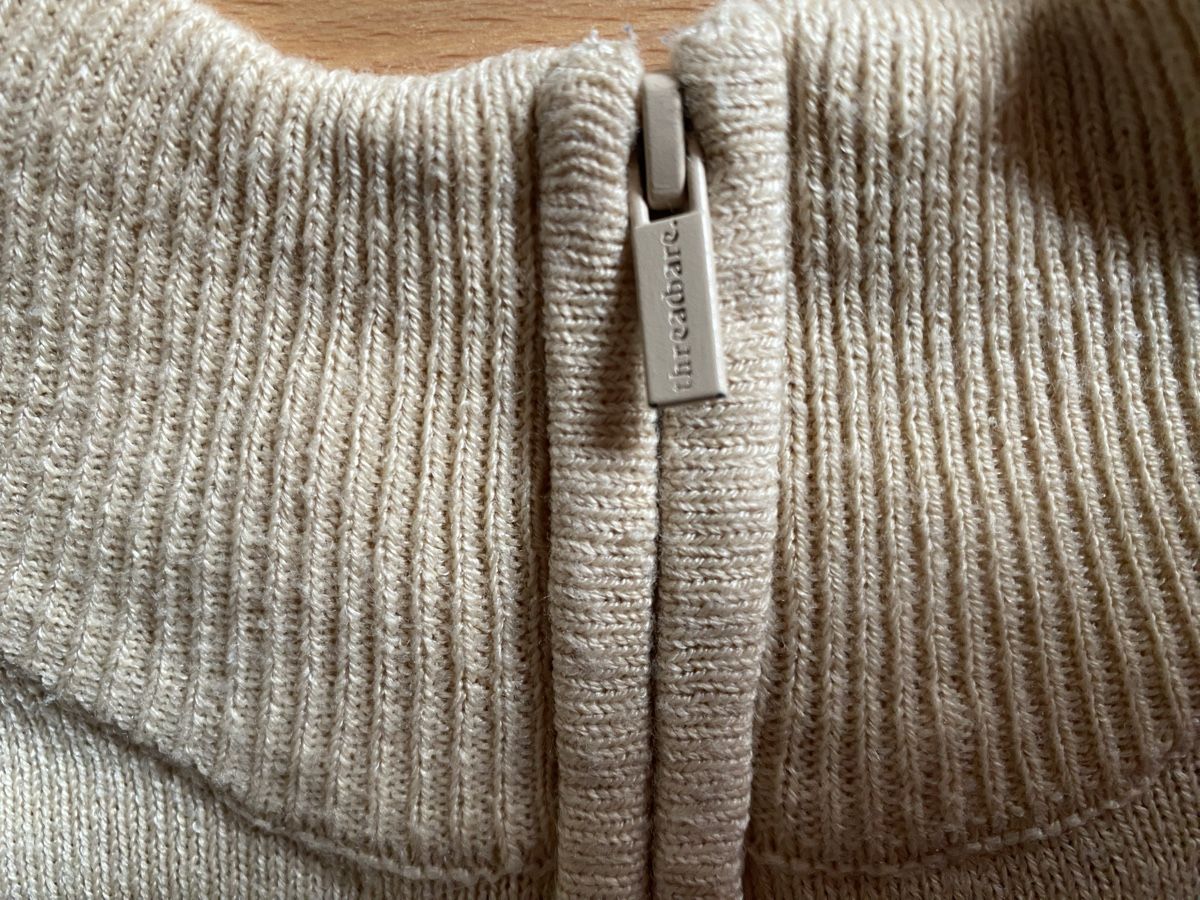 Pullover & Sweatshirts: Pull à col zippé Threadbare beige taille M – Neu (gemäss Beschreibung) aus Geneve von Monthoux13 2