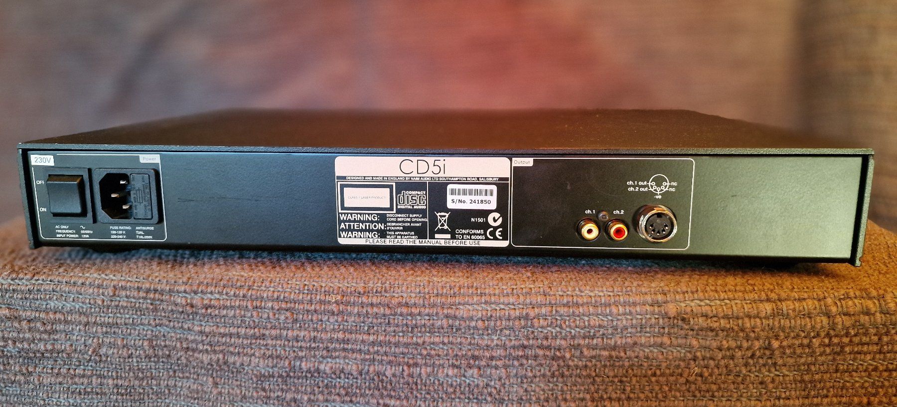 Naim Lecteur multimedia & Streamer: NAIM  CD5i Lecteur CD – D'occasion à Froideville par Sliop 1