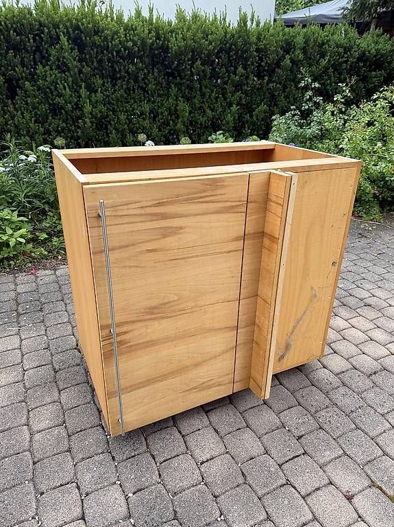 Cucine complete: Team 7 Eck-Unterschrank aus Massivbuche mit Eck-Karussell – Usato da Bern venduto da Padrepio5