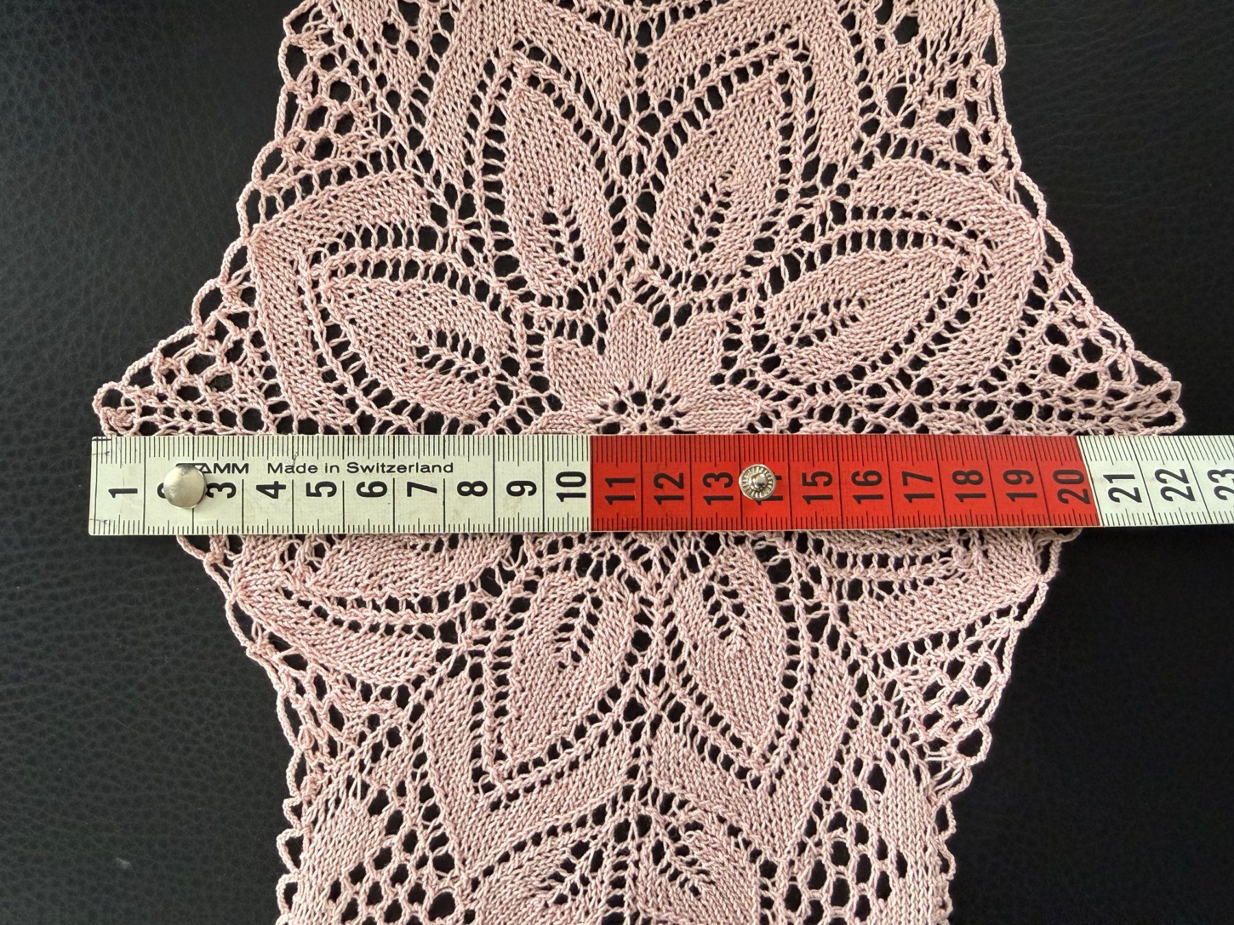 Sottobicchieri: SPITZENDECKCHEN   HANDARBEIT   HANDGESTRICKT  ROSA – Usato da Subingen venduto da ArtBead 5