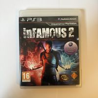 Infamous 2 PS3 game disc and case 40-60 chars