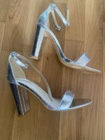 Silberne High heels