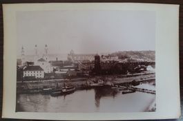 Vintage Foto Stadt Kowno von Alexota aus gesehen ca 1900