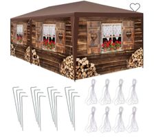 Festzelt 600x300x250cm mit Alpenmotiv neu