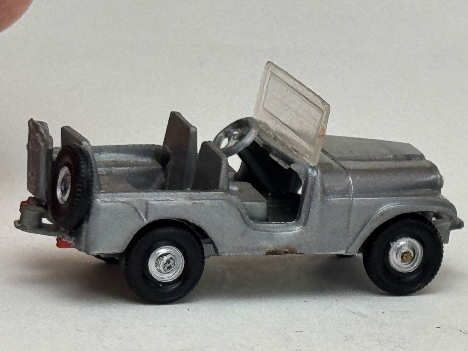 Eko Modellini d'auto: GB3- EKO Jeep silbern – Usato da Elm venduto da Wikmtz 1