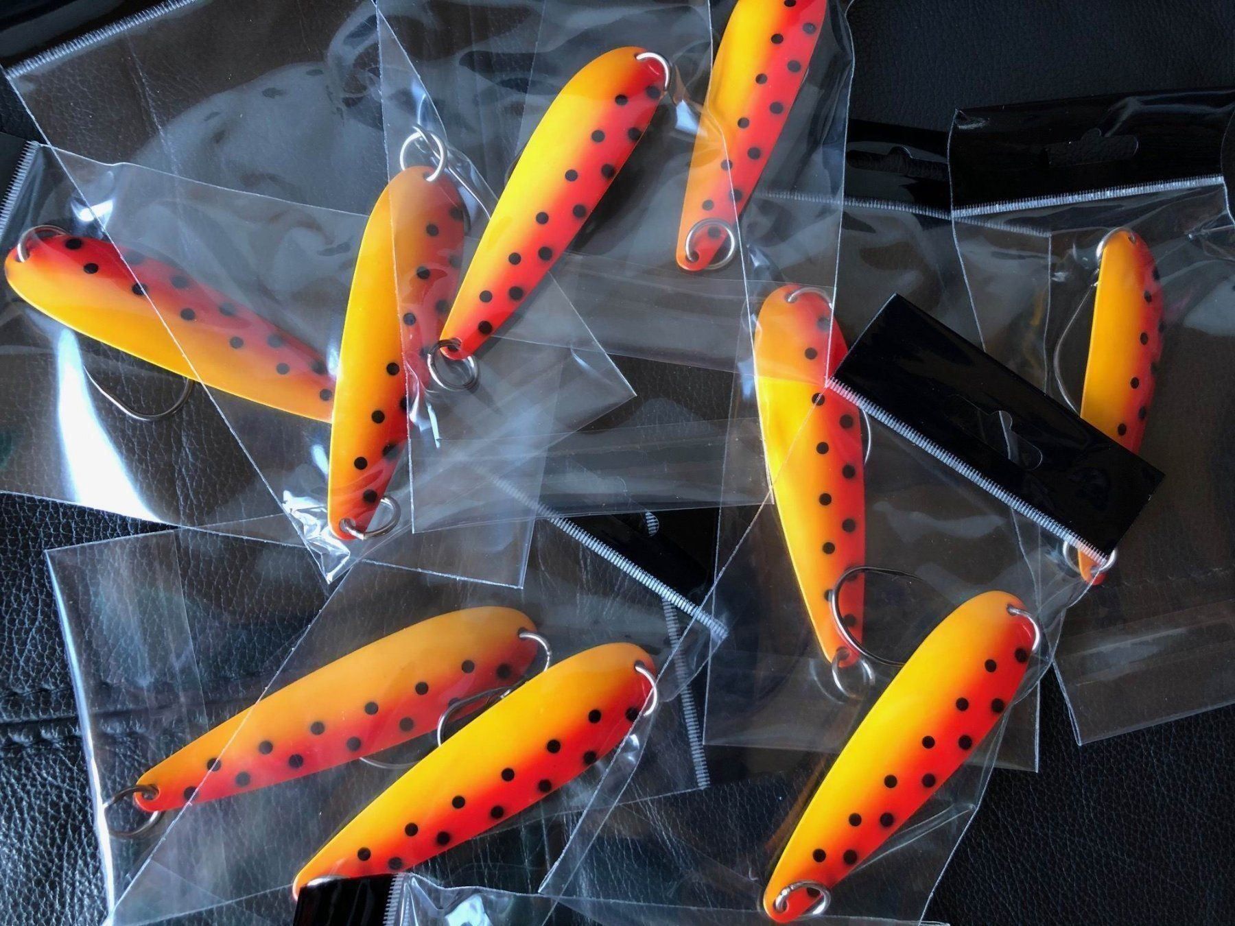 Köder: Schlepplöffel Glow Brown Trout ca. 95 mm – Neu (gemäss Beschreibung) aus Arbon von Helmuth 9