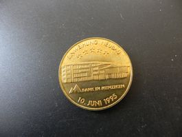 Medaille Bank Menziken - Einweihung Neubau 1995