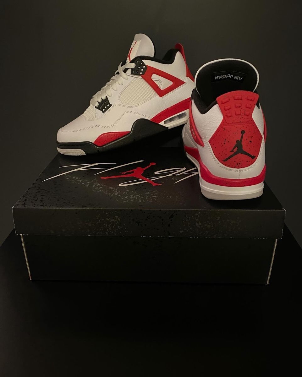 Jordan Scarpe da uomo: Jordan 4 Retro Red Cement – Nuovo e nell'imballaggio originale da Cademario venduto da Clemverkauft 2