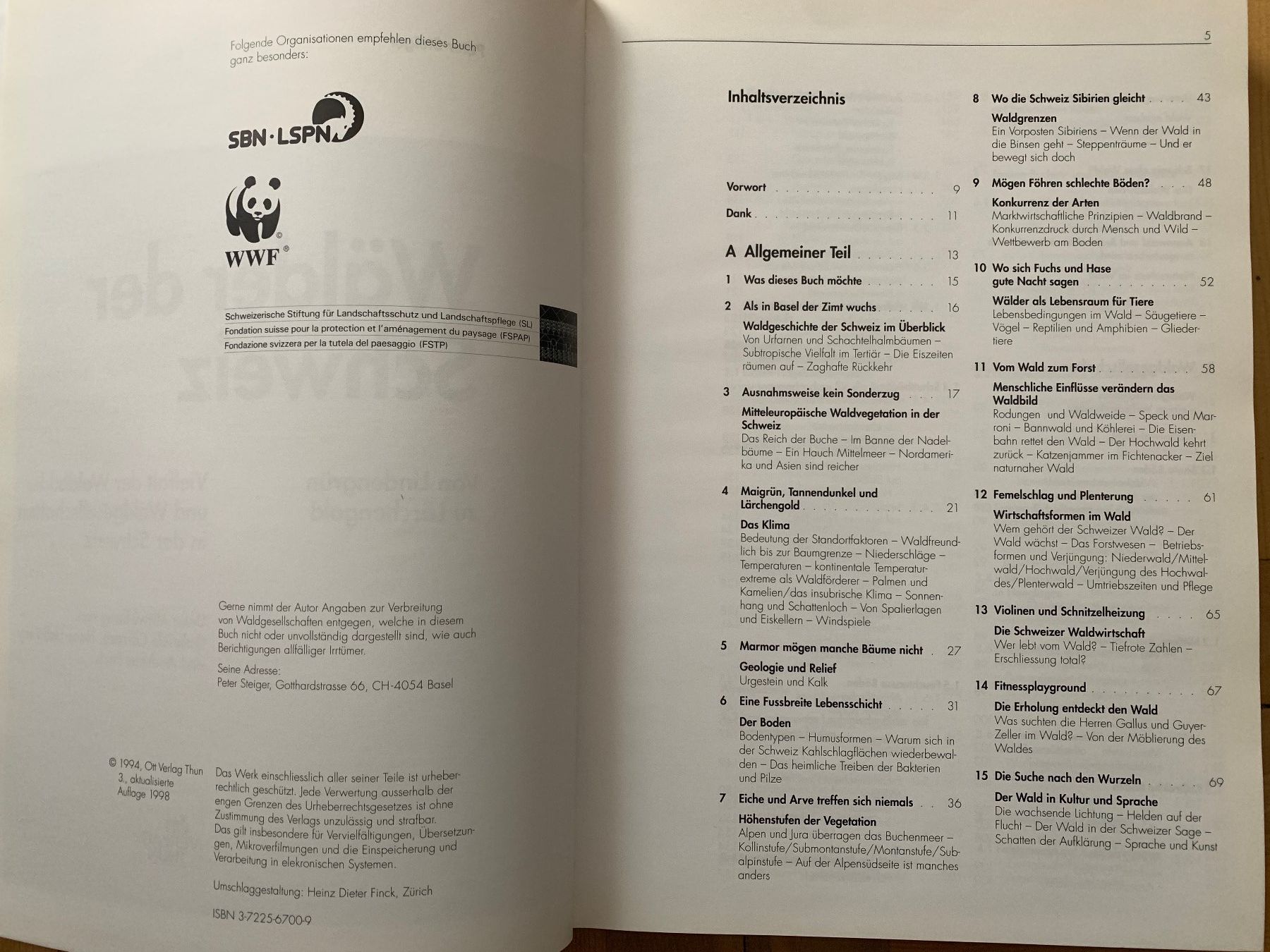 Libri: Wälder der Schweiz – Usato da Thalwil venduto da Ardez123 2