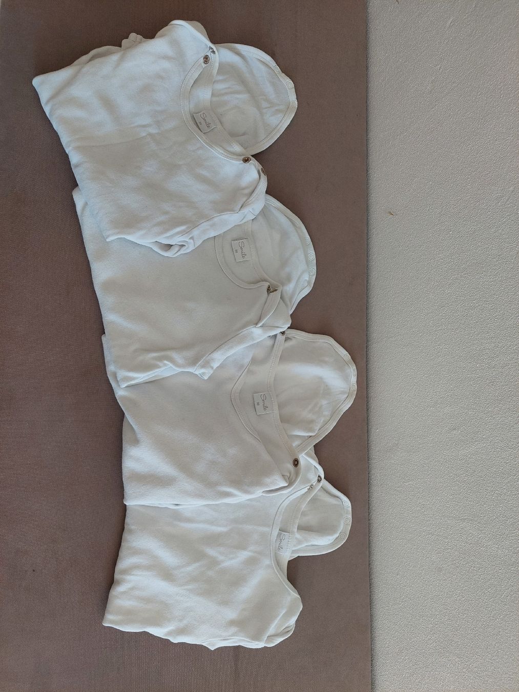 Biancheria intima: 4 x Bodies weiss, Smile – Usato da Rudolfingen venduto da T.Mueller