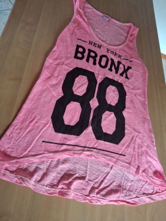 T-shirt - liquette rose vif taille XS-S marque Zebra coton