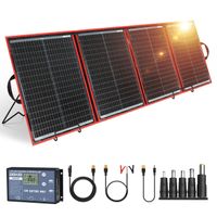 DOKIO 200W faltbares Solarpanel 12v/20A Batterieladegerät