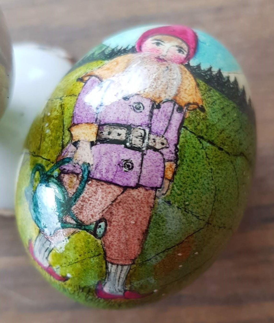 Statuette: Osterei Künstler Zwerg – Usato da Mörschwil venduto da antiksalon 9