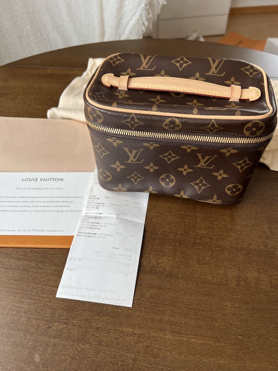 Louis Vuitton Custodie per cosmetici: Louis Vuitton Nice mini Monogram, mit Quittung! – Nuovo (secondo la descrizione) da St. Gallen venduto da sih_2z86
