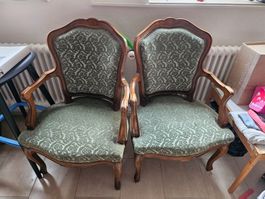 Antike Biedermeier Stühle, 2 Stk.