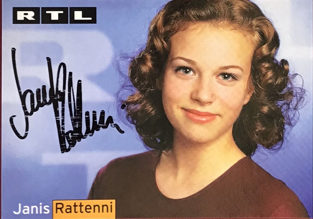 Janis Rattenni Autogramm signiert Foto 10x15cm (Gebraucht) in ...