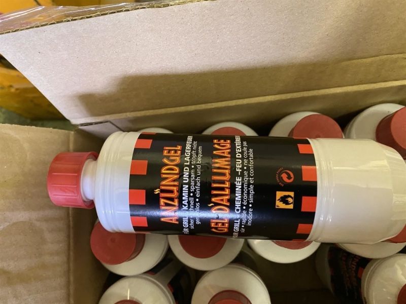 Materiale di riempimento: 12x 500ml Sicherheits-Zündgel – Nuovo e nell'imballaggio originale da Necker venduto da liq24 6