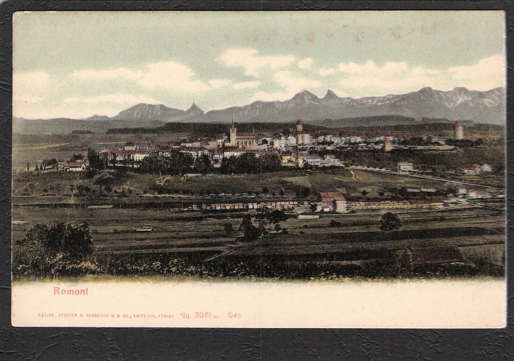 Cartoline postali: CP, FR , Romont – Usato da Reichenburg venduto da Pipo-67