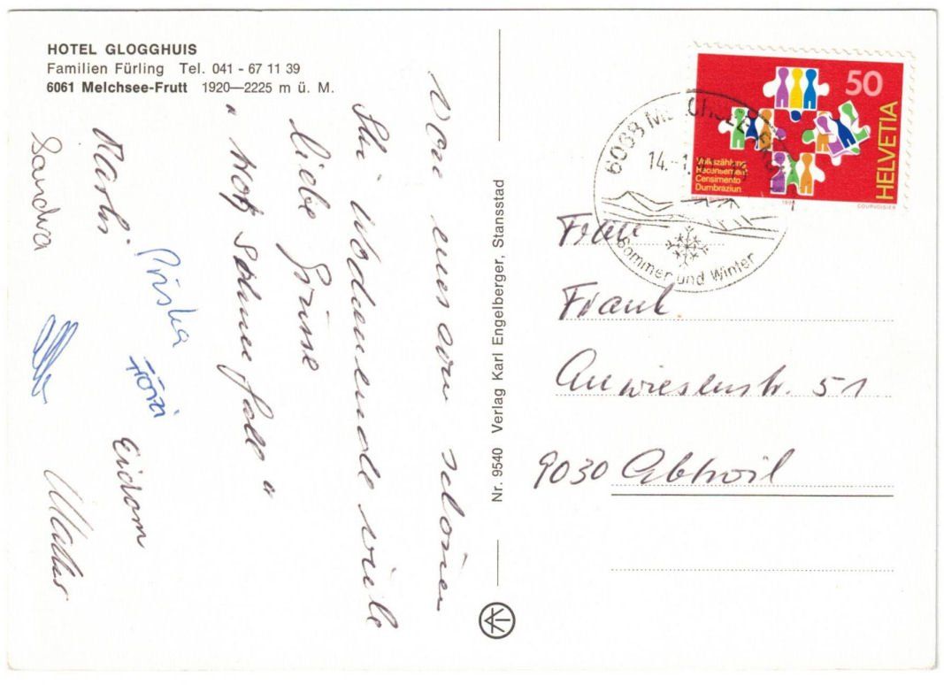Ansichtskarten: Melchsee-Frutt - 3 Bild AK – Gebraucht aus Binningen von Mountainrider 1