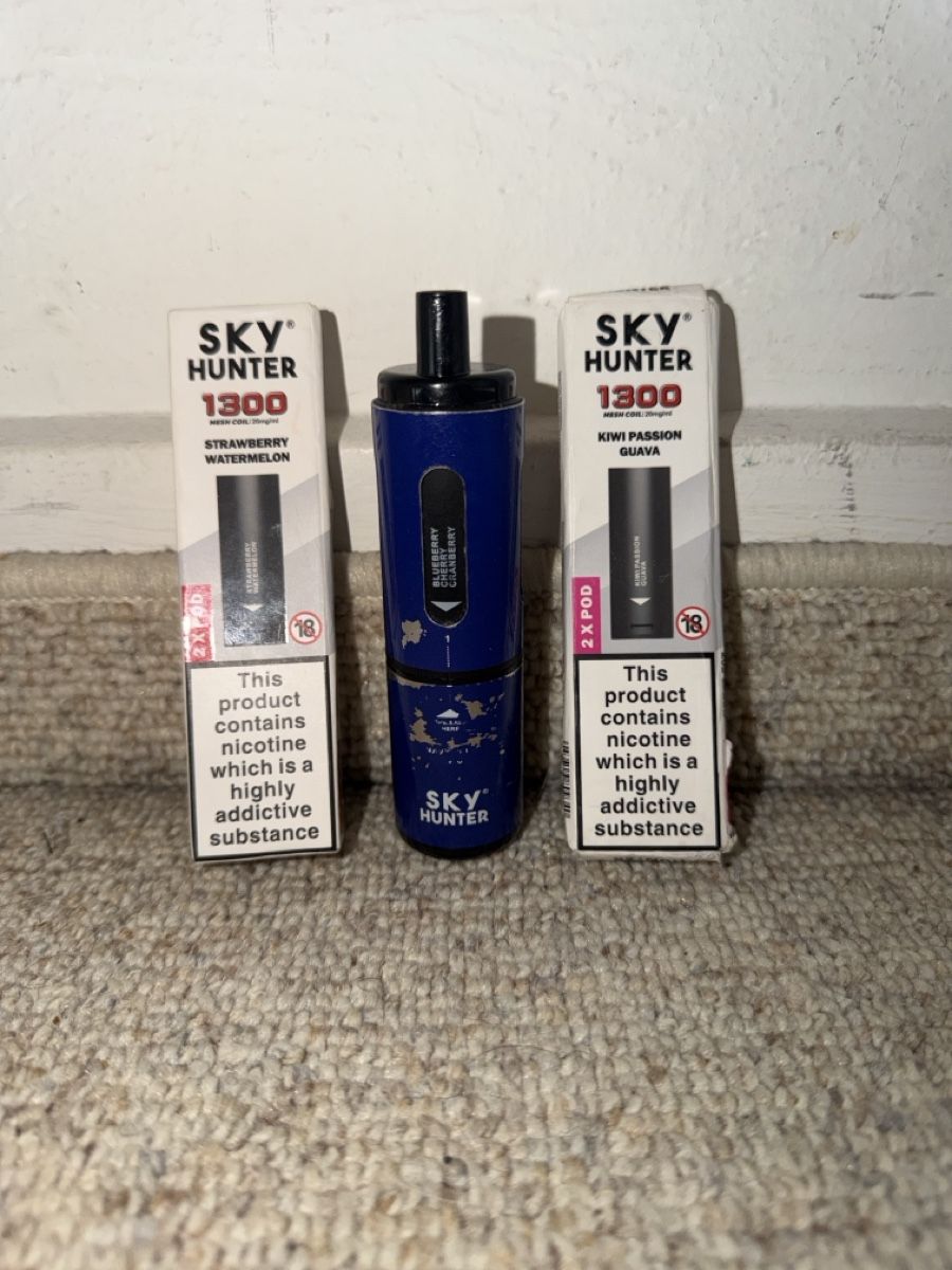 Altri Prodotti per fumatori: Sky Hunter Navy Blue Device - Blue Razz Lemonade - gebraucht – Usato da Uster venduto da noe_97ds 1