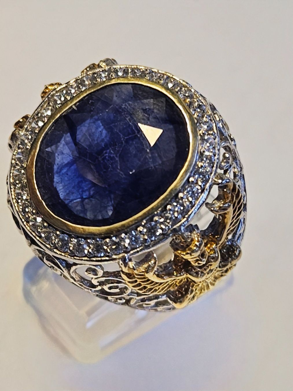 Anelli: Safir Fingerring – Nuovo (secondo la descrizione) da Zürich venduto da adriben 7
