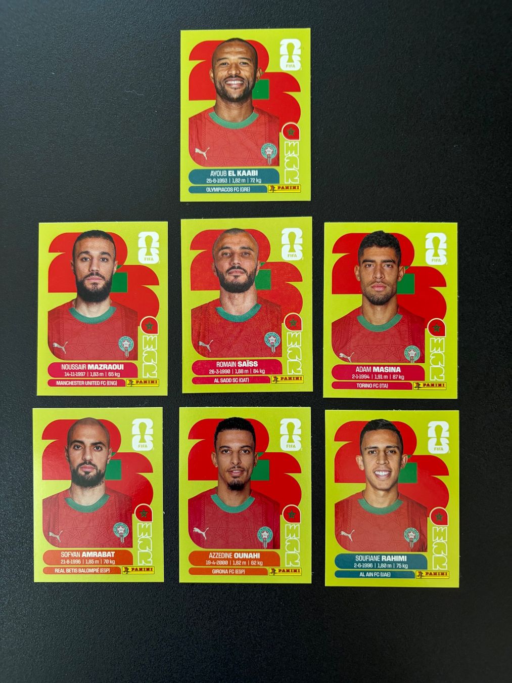 Panini Sammelbilder & Trading cards: Panini WM 2026 - Marokko 7 Sticker Bundle – Neu und originalverpackt aus Horw von Nele79