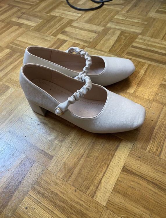 Chaussures Vintage Femme Marc Antoni Pointure 40 - Talon Moyen Marron - Occasion
