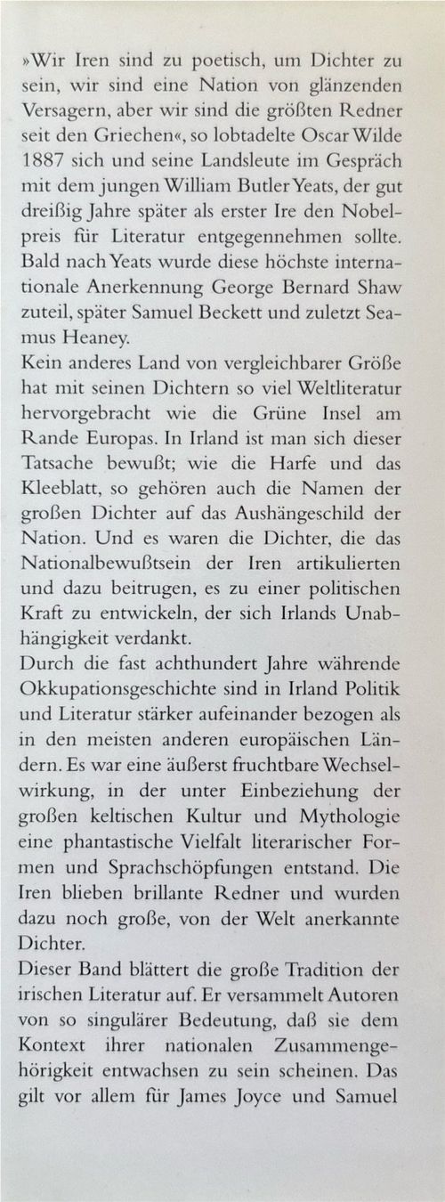 Bücher: Boch Gudrun, Irisches Lesebuch – Gebraucht aus Sarnen von Livres 2