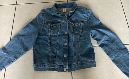 Jeansjacke Denim blau Grösse 164 guter Zustand