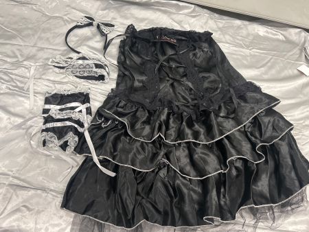 Sexy Negligé schwarz Spitze Erotic Rollenspiele Gr S NEU