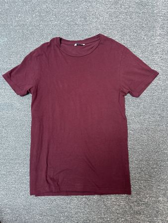 Herren T-Shirt bordeaux Gr mit S guter Zustand