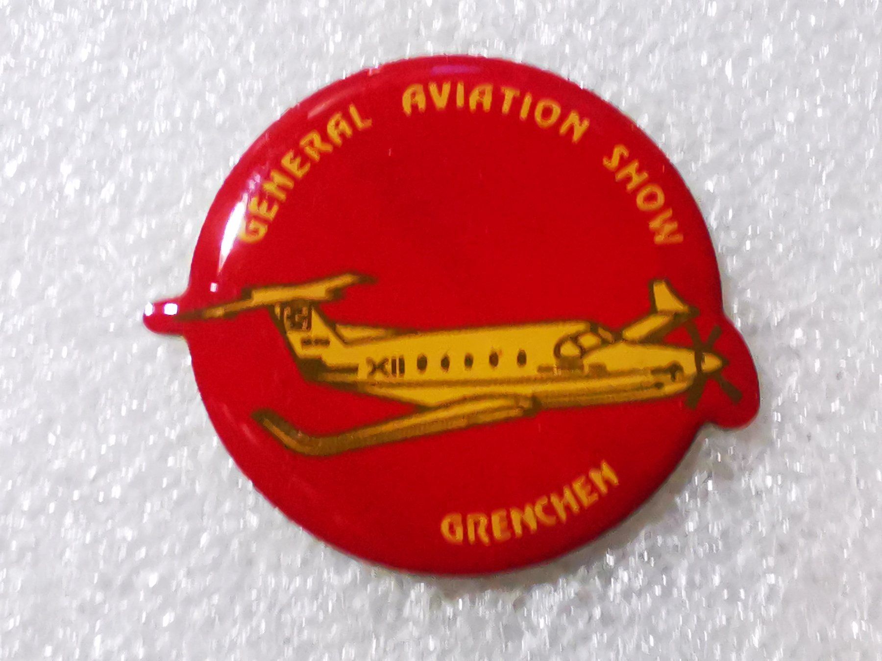 Placchette & Badge: Ansteckpin 154: Aviation Show Grenchen – Usato da Oppligen venduto da Pin-Fall-Shop