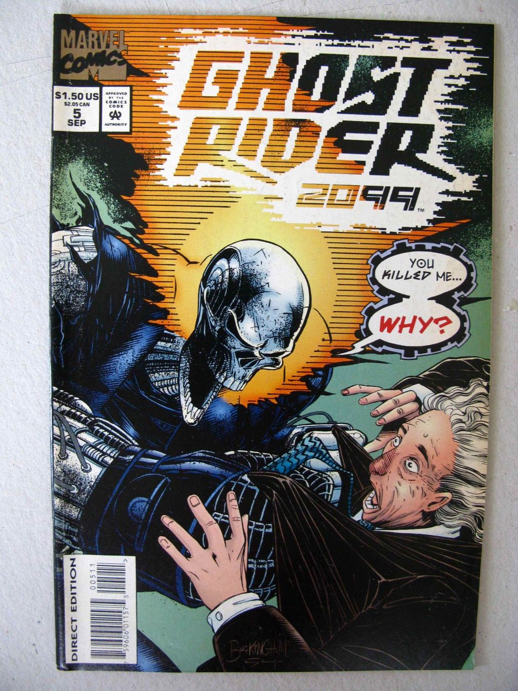 Fumetti: Ghost Rider 2099  iss.5    Marvel  1994 – Usato da Samstagern venduto da Betscha