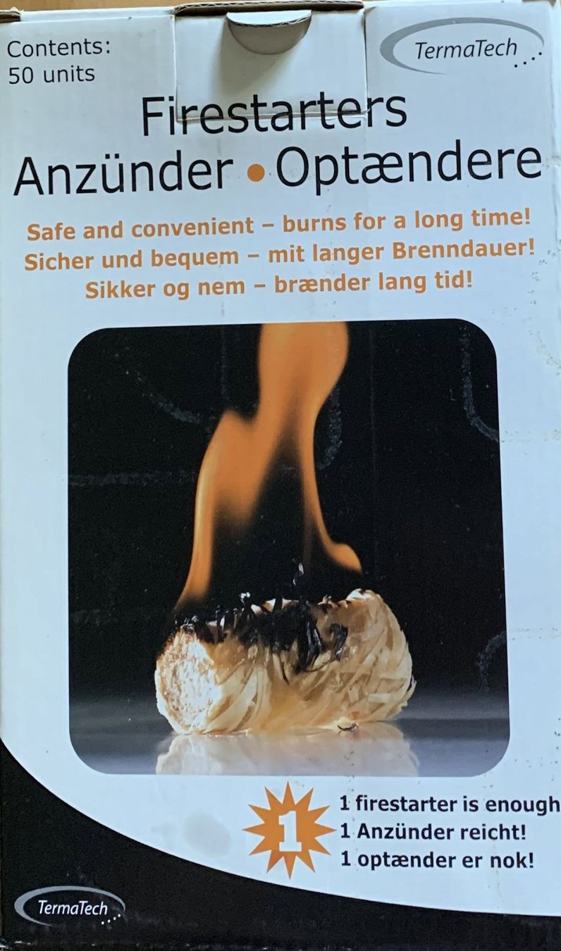 Accendini: ANZÜNDER - FEUERANZÜNDER - FIRESTARTER TermaTech – Nuovo e nell'imballaggio originale da Birsfelden venduto da Emporio82