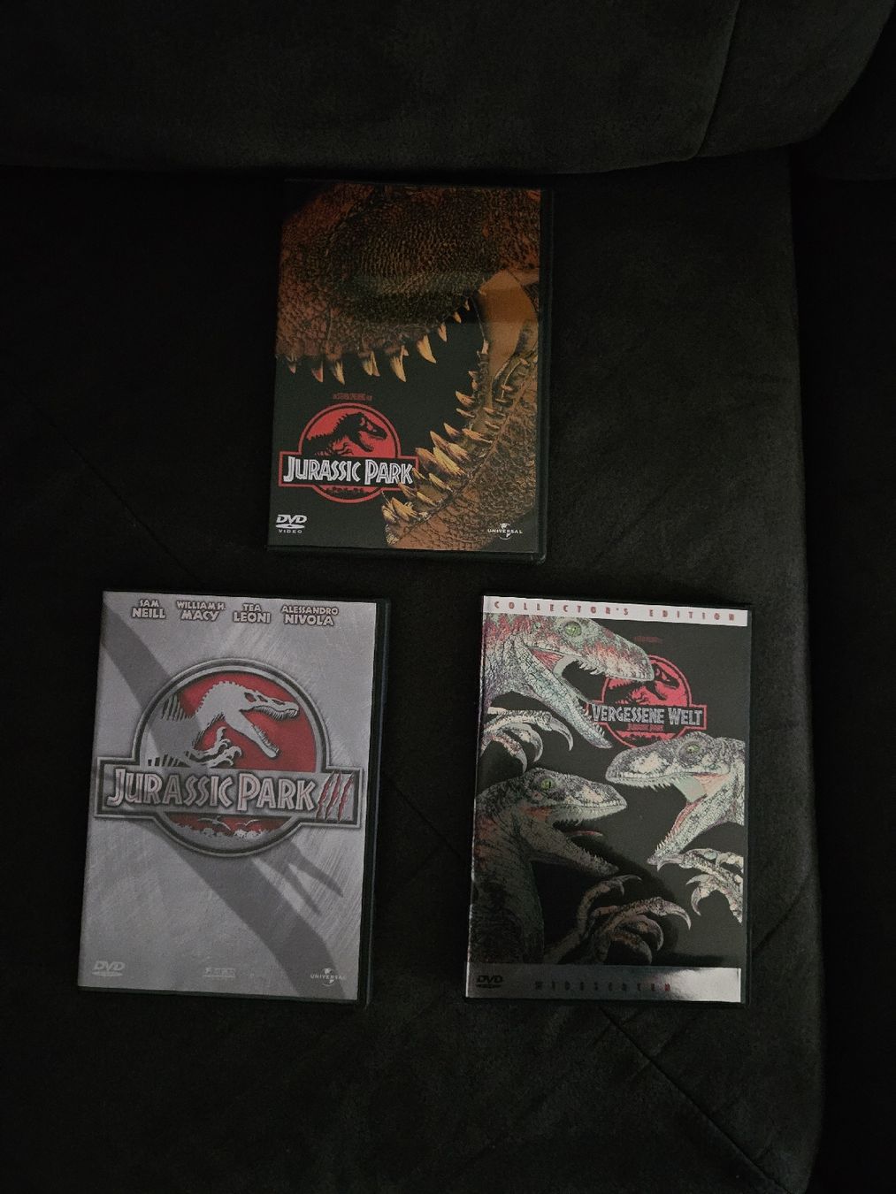 Tous les DVDs: Jurassic Park 1-3 DVD – D'occasion à Itingen par punkyclown84